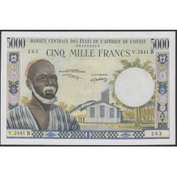 Западные Африканские Штаты (Бенин) 5000 франков 1965 год (West African States (Benin) =5000 francs 1965) P 204Bl: UNC