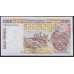 Западные Африканские Штаты Буркина Фасо 1000 франков 1998 года (Western African States (Burkina Faso) 1000 francs 1998) P311Ci: UNC