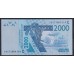 Западные Африканские Штаты Буркина Фасо 2000 франков 2019 года (Western African States (Burkina Faso) 2000 francs 2019) P316Cs: UNC