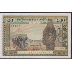Западные Африканские Штаты Буркина Фасо 500 франков 1959-65 года (Western African States Burkina Faso 5000 francs ND (1959-65)) P302Cg: aUNC/UNC 
