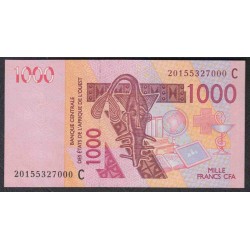 Западные Африканские Штаты (Буркина Фасо) 1000 франков 2020 года (Western African States (Burkina Faso) 1000 francs 2020) P315Cr: UNC