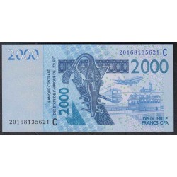 Западные Африканские Штаты (Буркина Фасо) 2000 франков 2020 года (Western African States (Burkina Faso) 2000 francs 2020) P316Cr: UNC