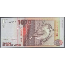 Кабо-Верде 1000 эскудо 2002 (CABO VERDE 1000 escudos 2002) P 65b: UNC