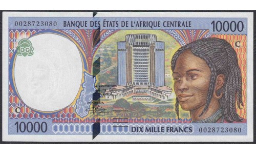 Конго (Республика) 10000 франков 2000 (Congo (Congo) 10000 Francs 2000) P 105Cf: UNC