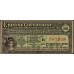 Китай, купон 5 % золотого заёма 1913, зелёный (Chinese Gorenment 5% Reorganization Gold Loan green coupon 1913) : UNC