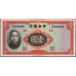 Китай 1 юань 1936 год (China 1 yuan 1936 year) P 216a : XF