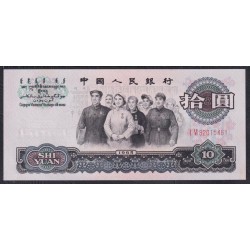 Китай 10 юаней 1965 год, I VI 82015461 (China 10 yuan 1965 year) P 879b: UNC