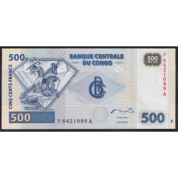 Конго 500 франков 2002 год (CONGO 500 francs 2002) P 96A: UNC