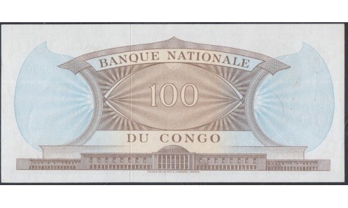 Конго 100 франков 1962 (CONGO 100 francs 1962) P 6а: UNC-