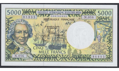 Французские Тихоокеанские Территории 5000 франков 1996 года (French Pacific Territories 5000 Francs 1996) P 3i: UNC