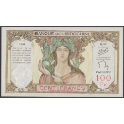 Таити 100 франков 1939-65 года (Tahiti 100 Francs 1939-65) P 14c: UNC