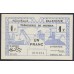 Новая Каледония 1 франк 1943 года (New Caledonia 1 Franc 1943) P 55b: aUNC/UNC