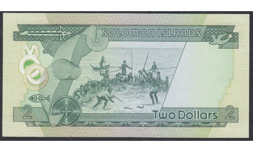Соломоновы Острова 2 доллара 1977 года (Solomon Islands 2 dollars 1977) P 5: UNC