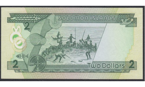 Соломоновы Острова 2 доллара 1986 года (Solomon Islands 2 dollars 1986) P 13: UNC--