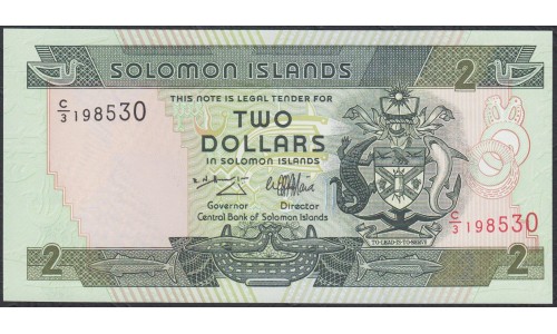 Соломоновы Острова 2 доллара 1997 года (Solomon Islands 2 dollars 1997) P 18: UNC