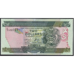 Соломоновы Острова 2 доллара 2004 года, вариант 1 (Solomon Islands 2 dollars 2004, 1 Signature varieties) P 25: UNC