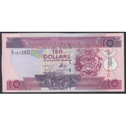 Соломоновы Острова 10 долларов 2006 года, вариант 2 (Solomon Islands 10 dollars 2006,  Signature varietie 2) P 27: UNC