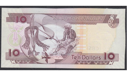 Соломоновы Острова 10 долларов 2006 года, вариант 2 (Solomon Islands 10 dollars 2006,  Signature varietie 2) P 27: UNC