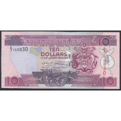 Соломоновы Острова 10 долларов 2006 года, вариант 3 (Solomon Islands 10 dollars 2006,  Signature varietie 3) P 27: UNC