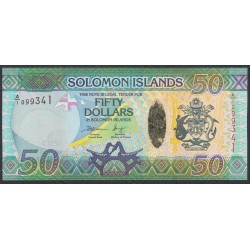 Соломоновы Острова 50 долларов 2013 года (Solomon Islands 50 dollars 2013) P 35: UNC