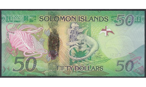 Соломоновы Острова 50 долларов 2013 года (Solomon Islands 50 dollars 2013) P 35: UNC