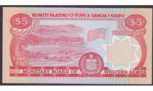 Западное Самоа 5 тала 1980  (Western Samoa 5 Tala 1980) P 21: UNC