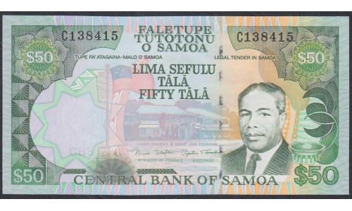 Самоа 50 тала 2006 год  (Samoa 50 Tala 2006) P 36: UNC