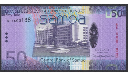 Самоа 50 тала 2017 (Samoa 50 Tala 2017) P 41c: UNC