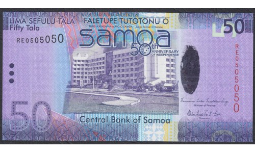 Самоа 50 тала 2012 (Samoa 50 Tala 2012) P 42: UNC