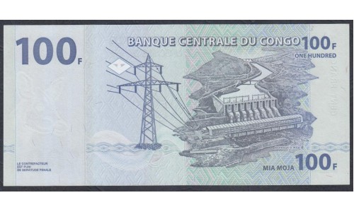 Конго 100 франков 2000 (CONGO 100 francs 2000) P 92a: UNC