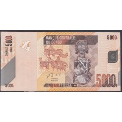 Конго 5000 франков 2013 год (Без Номера RAR!) (CONGO 5000 francs 2013) P 102: UNC