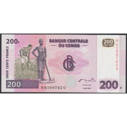 Конго 200 франков 2000 (CONGO 200 francs 2000) P 95A : UNC