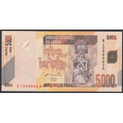 Конго 5000 франков 2005 год (CONGO 5000 francs 2005) P102a: UNC