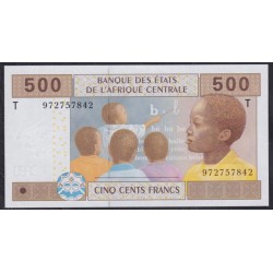 Конго Республика 500 франков 2002 (Congo (Republic) 500 Francs 2002) P 106Td: UNC