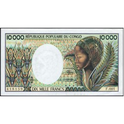 Конго Республика 10000 франков 1983 год (CONGO REPUBLIC 10000 francs 1983) P 7: UNC 
