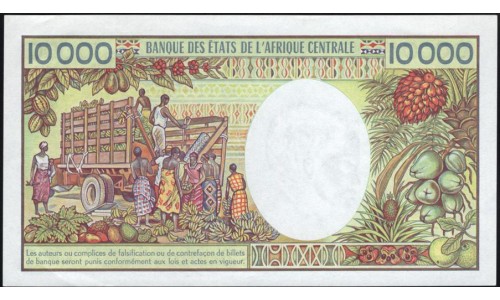 Конго Республика 10000 франков 1983 год (CONGO REPUBLIC 10000 francs 1983) P 7: UNC 