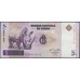Конго 5 франков 1997 (CONGO 5 francs 1997) P 86a : UNC-