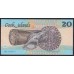 Острова Кука 20 долларов ND (1987 г.) CAS 002947(COOK ISLANDS 20 Dollars ND (1987)) P 5a: UNC