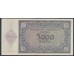 Хорватия 5000 куна 1943 года, Литера К  (CROATIA 5000 kuna 1943) P 14a: UNC