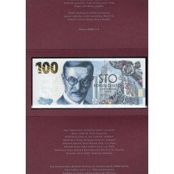 ЧЕХИЯ 100 КРОН ЮБИЛЕЙНАЯ 2026 год, В БУКЛЕТЕ (Czechia 100 korun 2026) P W32: UNC