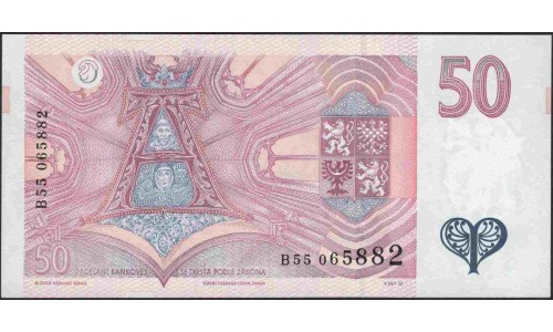 Чехия 50 крон 1994 (Czechia 50 korun 1994) P 11 : Unc