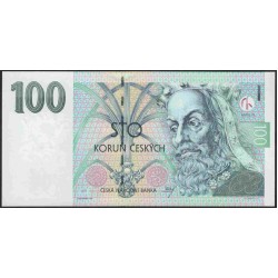 Чехия 100 крон 1997 (Czechia 100 korun 1997) P 18a : Unc