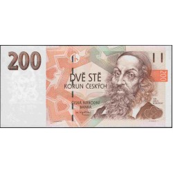 Чехия 200 крон 1998 (Czechia 200 korun 1998) P 19d : Unc