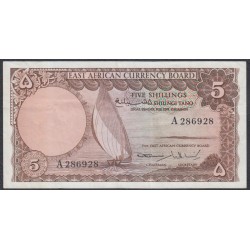 Британская Восточная Африка 5 шиллингов ND (EASTAFRICAN CURRENCY BOARD 5 shillings ND) P145:XF