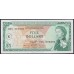 Восточные Карибские Острова 5 долларов ND (1965) St.Kitts (EAST CARIBBEAN STATES 5 Dollars ND (1965)) P14L: aUNC