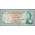 Восточные Карибские Острова 5 долларов ND (1965) D15 823475 (EAST CARIBBEAN STATES 5 Dollars ND (1965)) P14m : XF/aUNC