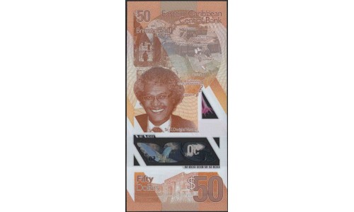 Восточные Карибские Острова 50 долларов ND (2019) (EAST CARIBBEAN STATES 50 Dollars ND (2019)) P NEW : Unc