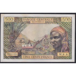 Чад 500 франков 1963 г. (CHAD 500 francs 1963) P 4e: UNC 