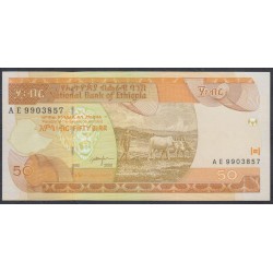 Эфиопия 50 бирр 2000 год (ETHIOPIAN 50 birr 2000) P 49b: UNC
