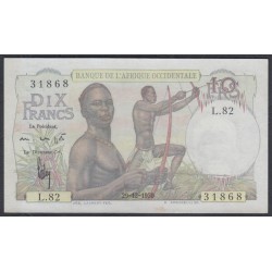 Французская Западная Африка 10 франков 1950 (French West Africa 10 francs 1950) Р 37: UNC